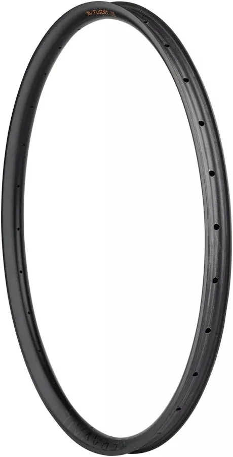 Teravail Fluent Mountain Rim - Front 29" Disc Brake Matte Carbon 32H