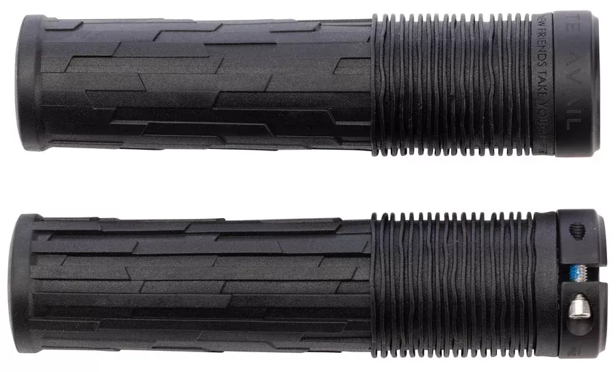 Teravail Lytho Grips - Lock-On Obsidian Black 35mm
