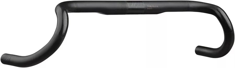 Teravail Radia 24 Carbon Drop Handlebar - Carbon 31.8mm 52cm Black