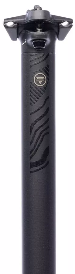 Teravail Stratum SE Seatpost - 30.9 x 400mm 0mm Offset Black