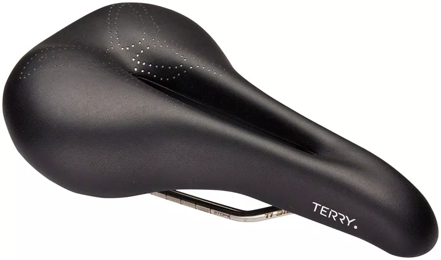 Terry Butterfly Ti Gel+ Saddle - Titanium Black Women's