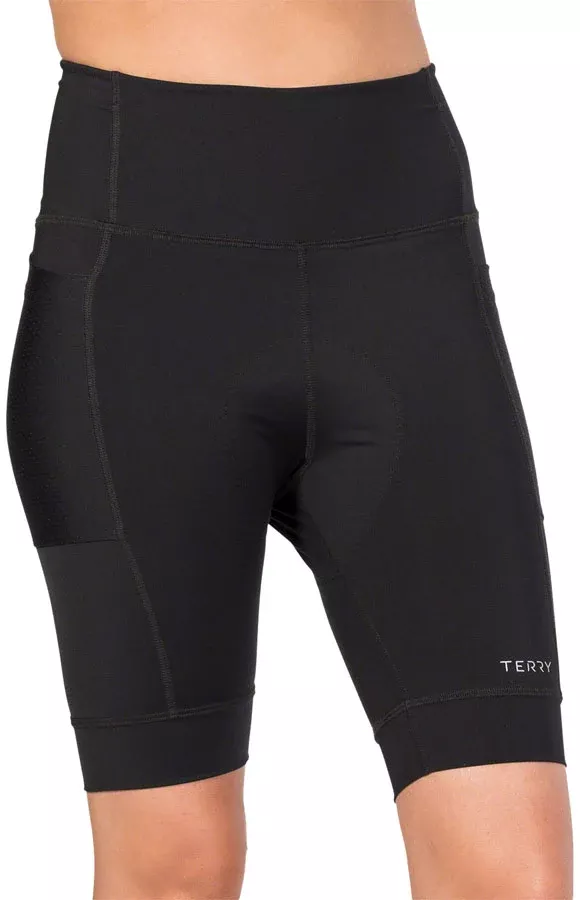 Terry Holster Hi Rise Shorts - Black Small