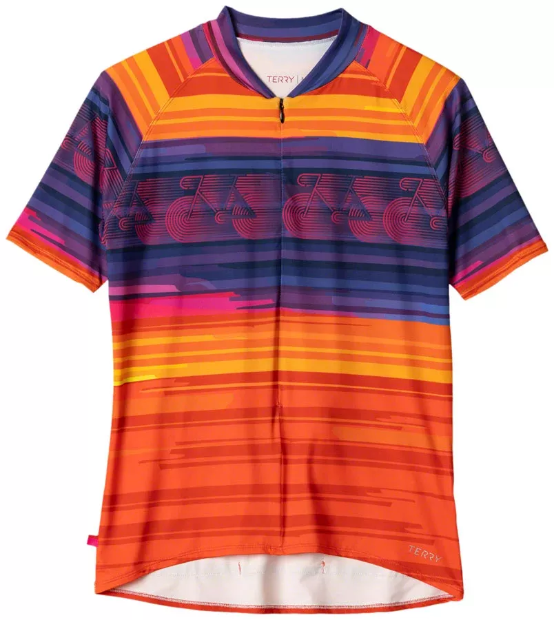 Terry Soleil Flow Short Sleeve Jersey - Women's Horizoom Medium