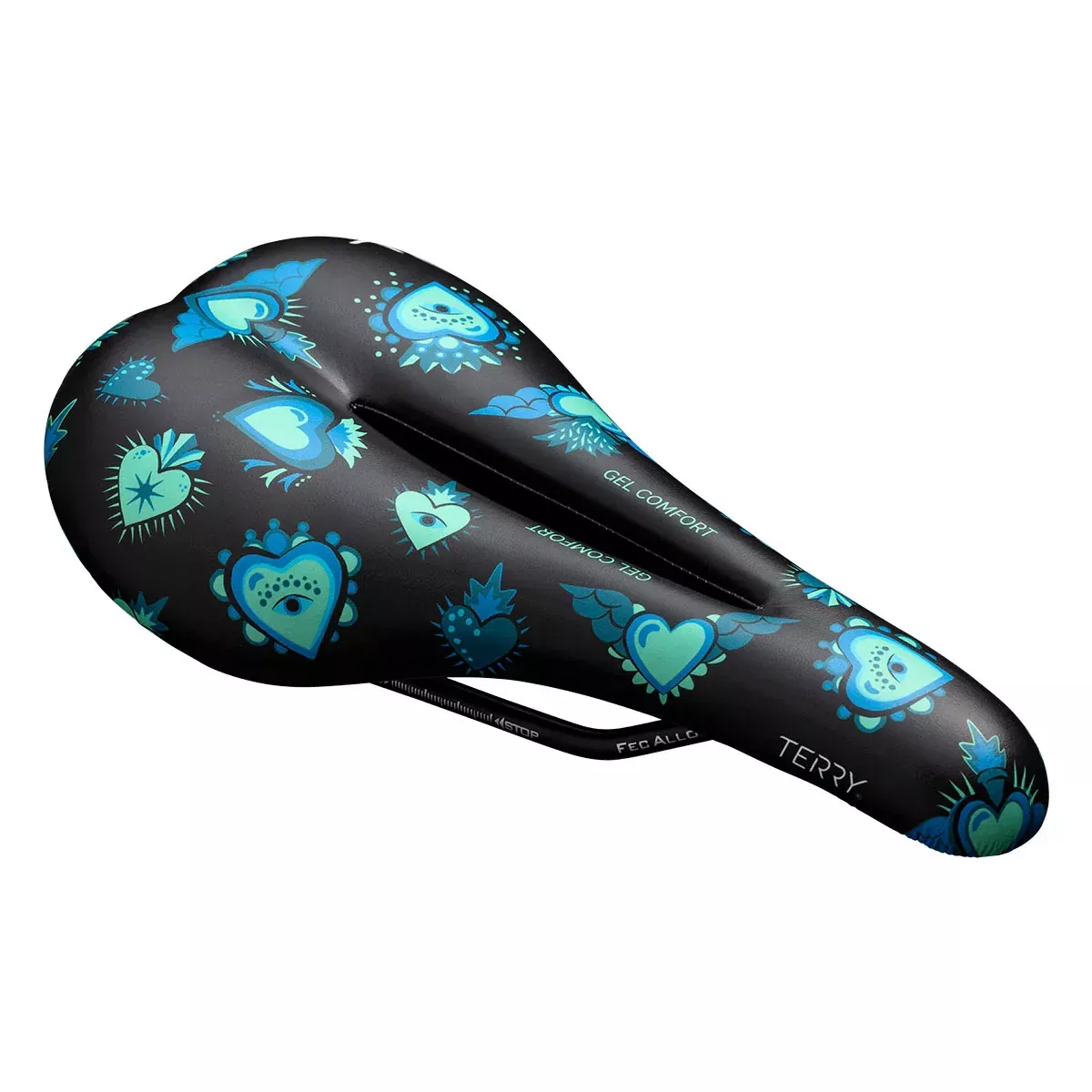 Terry Topo Gel Saddle - Chromoly Milagro Noche