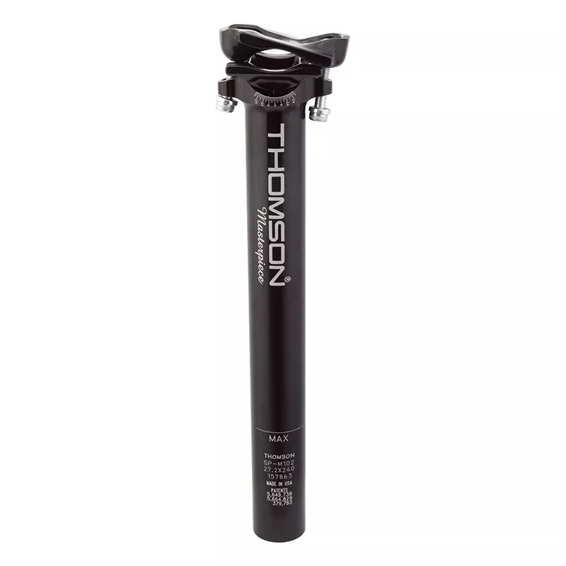 Thomson Masterpiece Post27.2mm 240mm Black Aly 0mm 158g
