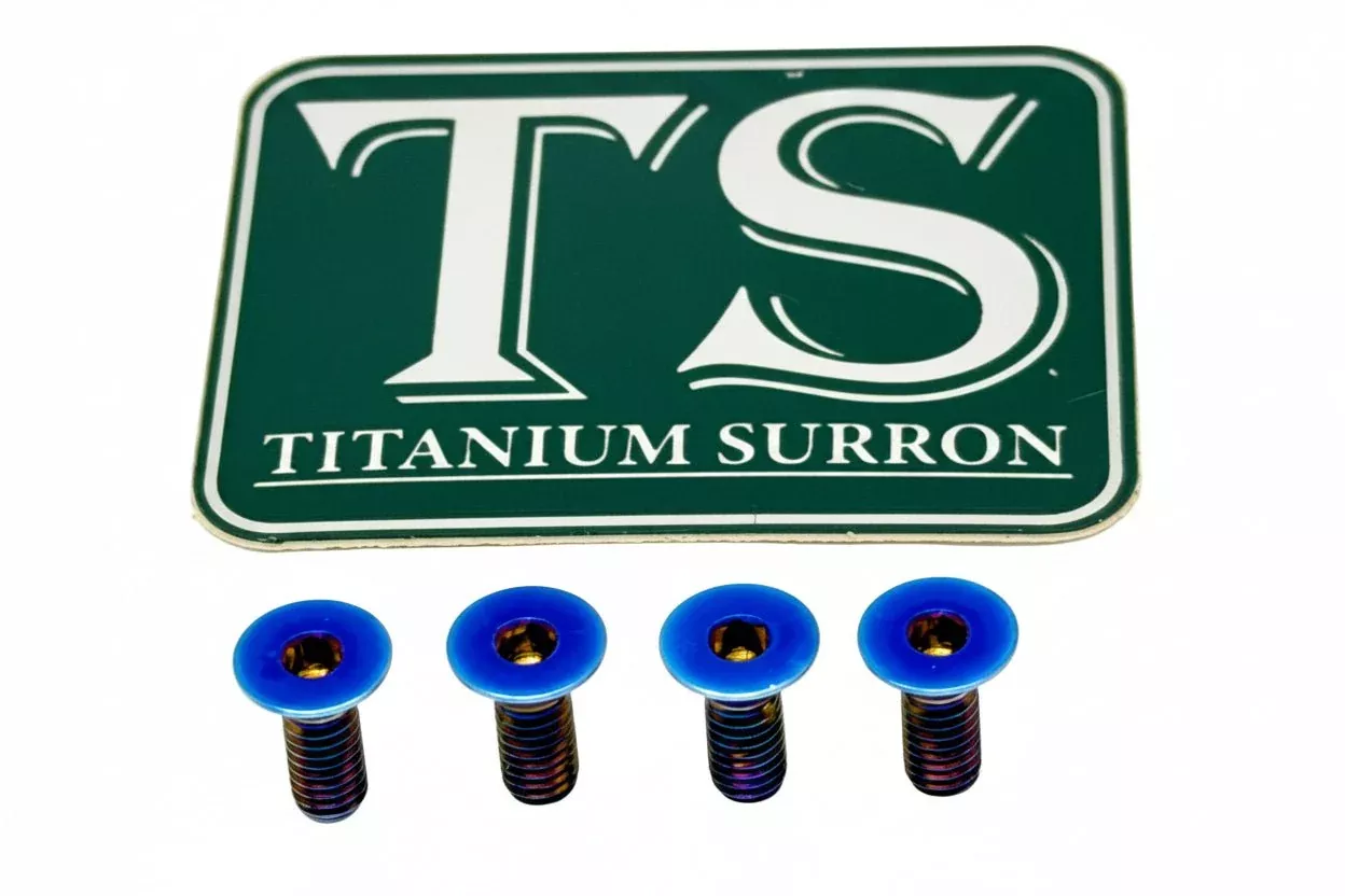 Titanium Surron Ultra Bee Brake Reservoir Cap Bolts