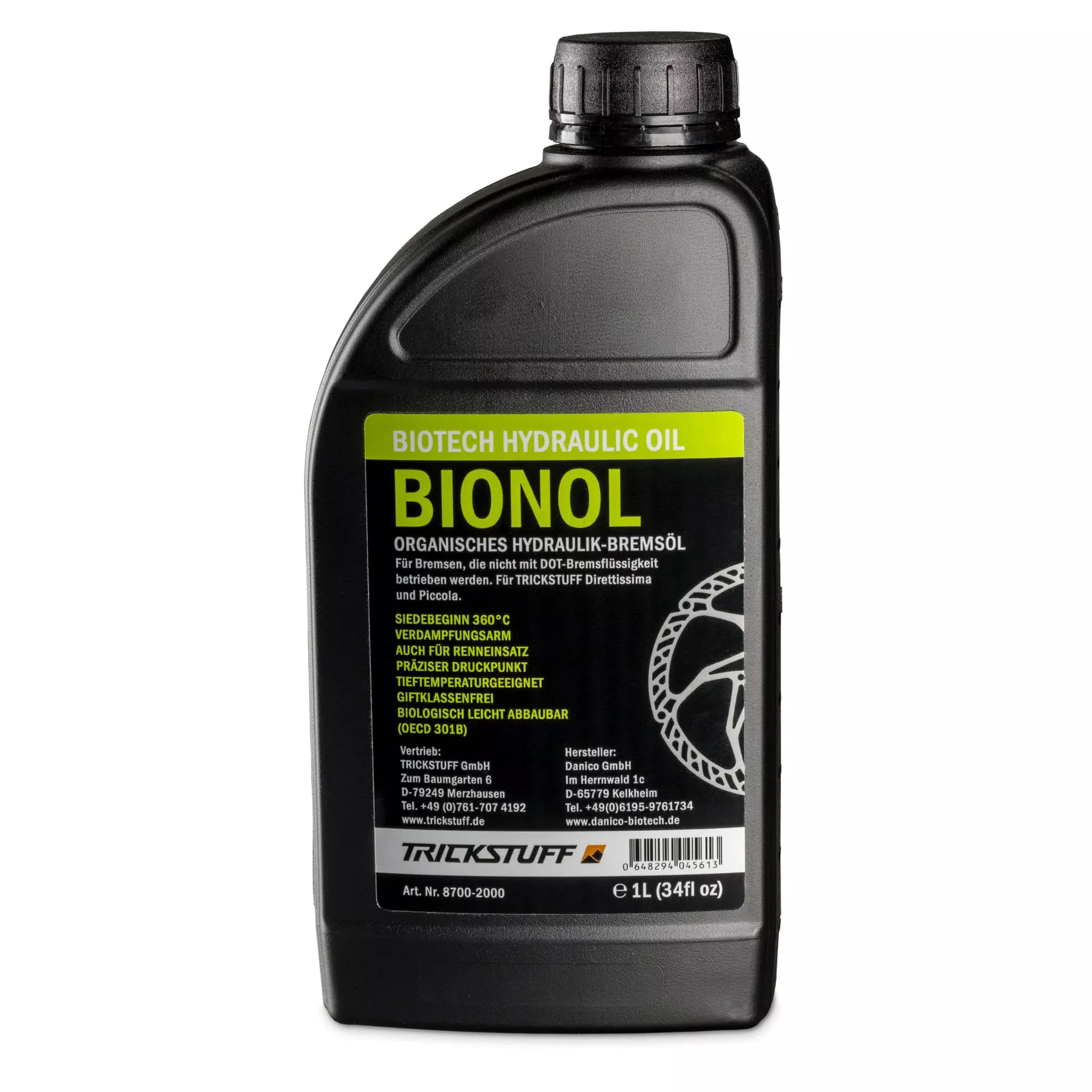Trickstuff Bionol Brake Fluid 1 Liter Bottle