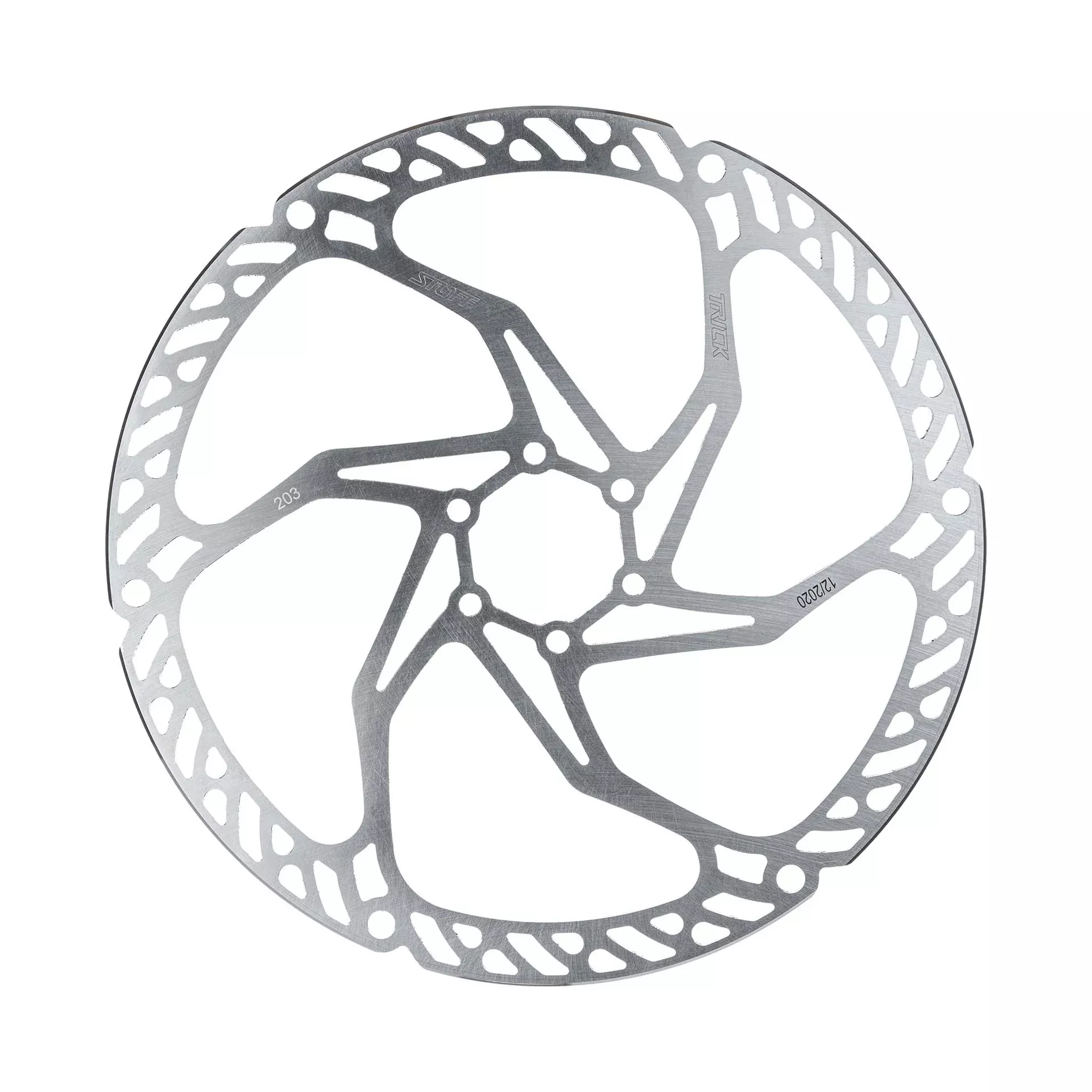 Trickstuff Ultra Light 203mm Rotor 6-Bolt Silver