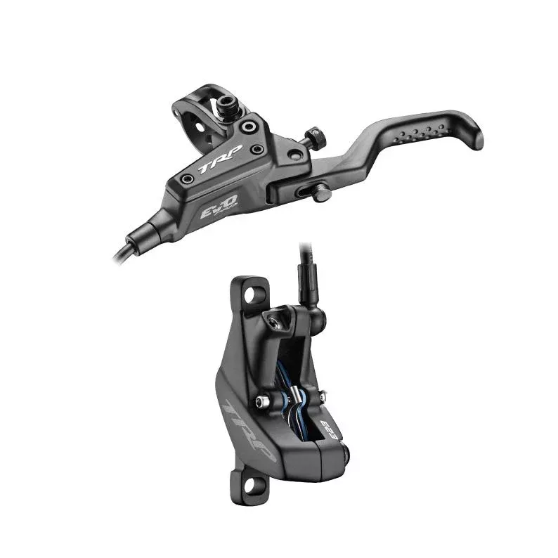 TRP EVO Pro HD-M9040 Disc Brake Lever - Left/Front Rear 1900mm Hose Post Mount 4-Piston BLK