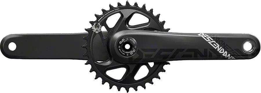TruVativ Descendant Carbon Eagle Crankset - 175mm 12-Speed 32t Direct Mount DUB Spindle Interface BLK