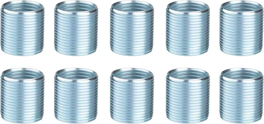 Unior Proprietary Crank Repair Pedal Thread Inserts Left Crankarm 9/16" 10 Pack Silver