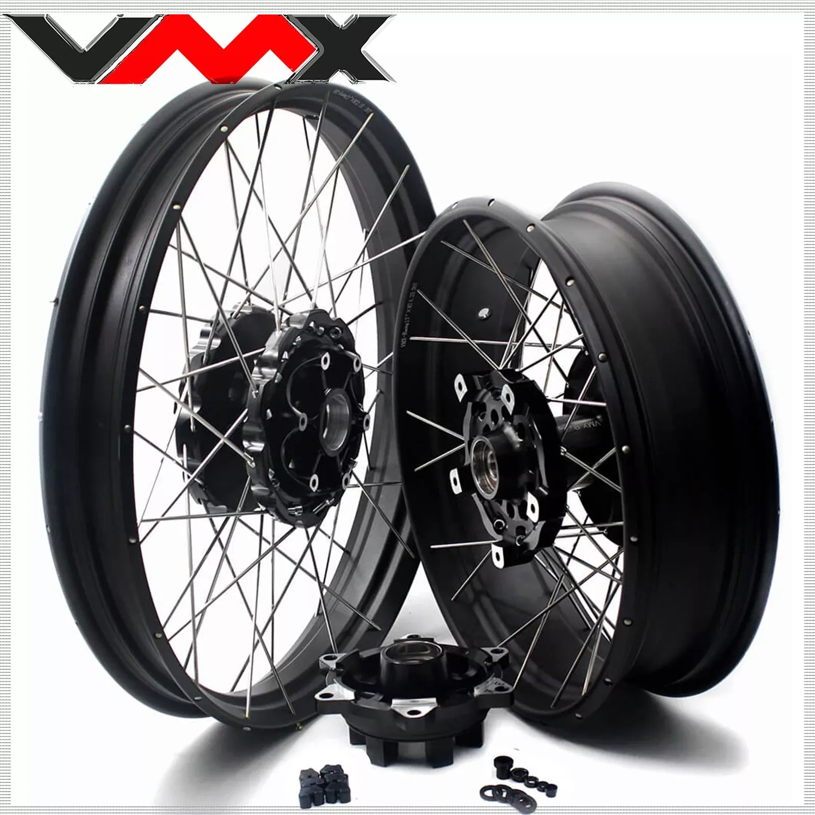 VMX-Racing 21inch &17inch Tubeless Wheels Compatible with BMW F800GS / Adventure 2008-2020