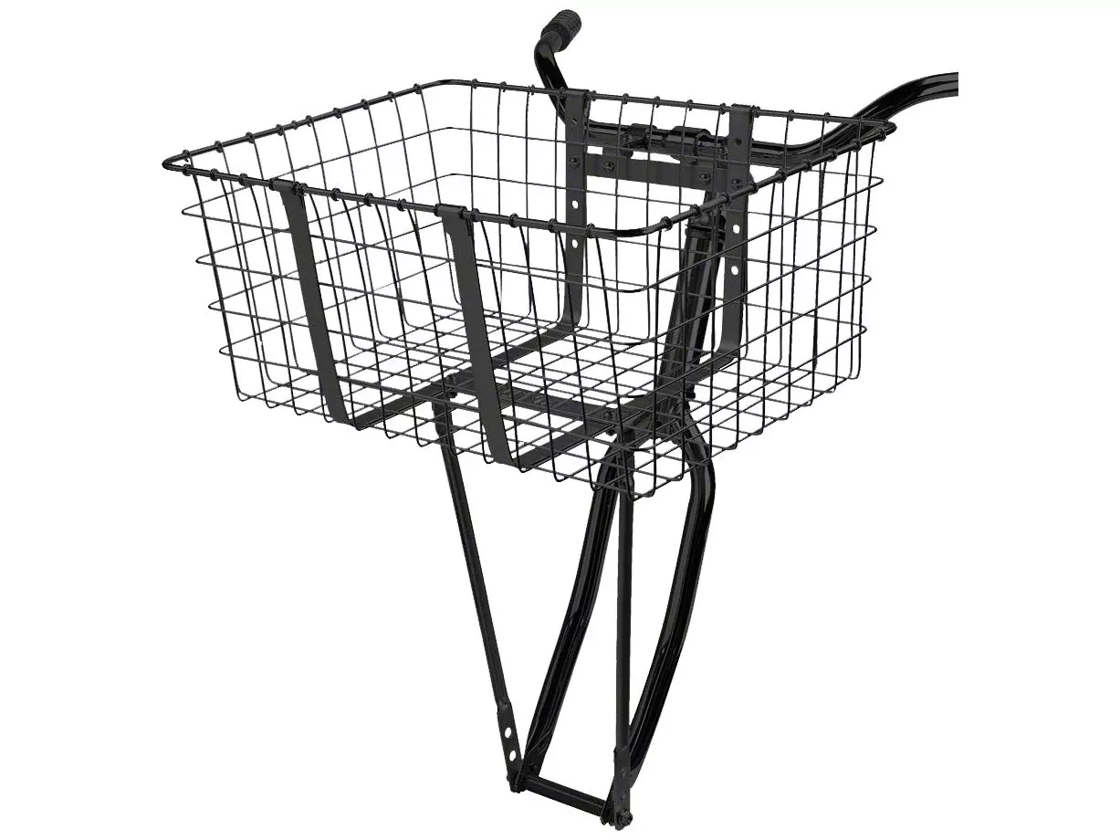 Wald 157 Front Giant Delivery Basket: Gloss Black