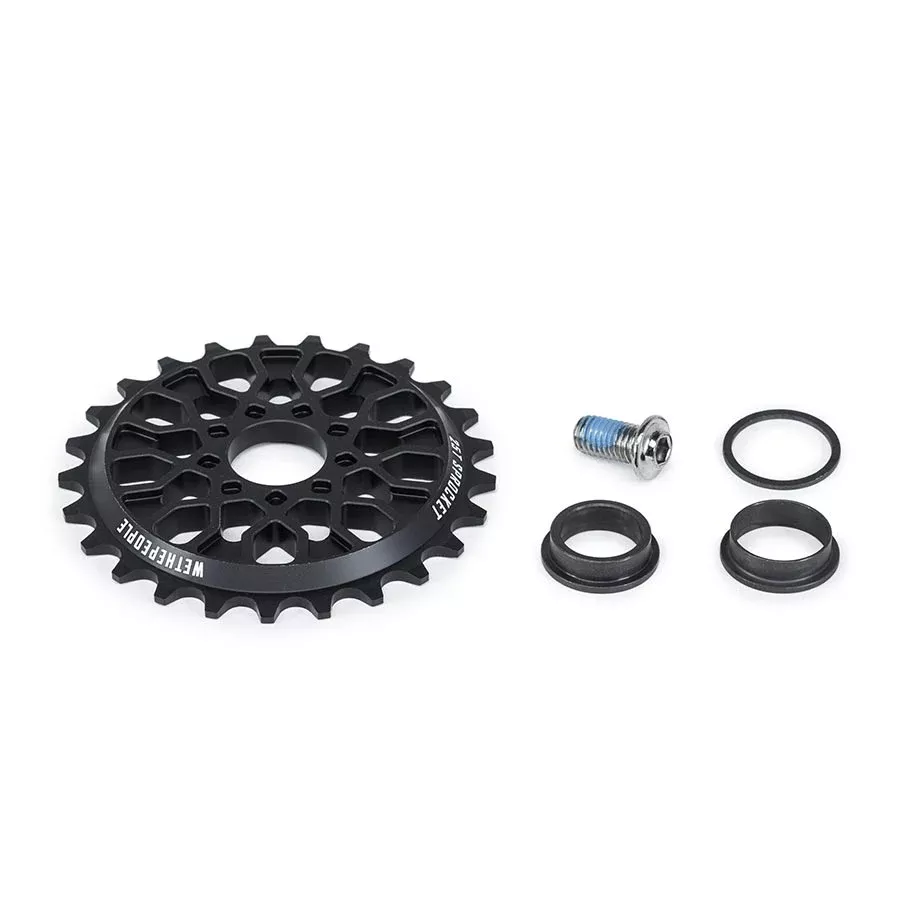 We The People Pathfinder Chainring Teeth: 25 6061-T6 Aluminum Black