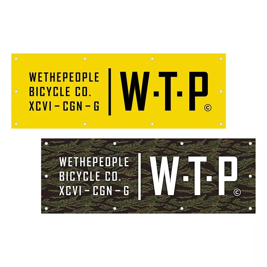 We The People Shop Banner 2pcs - 100cmx35cm Set