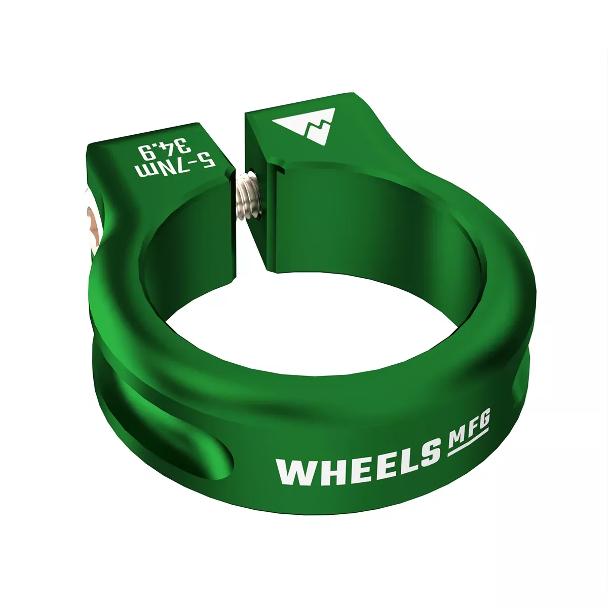Wheels Manufacturing Seatpost Clamp - 34.9mm Bolt-On Green