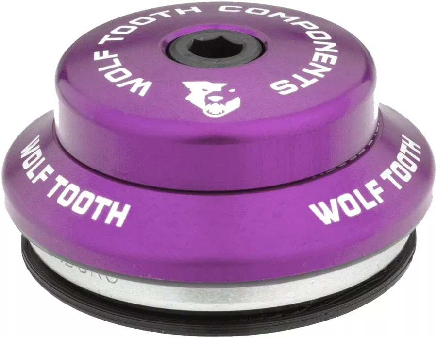 Wolf Tooth Premium Headset - IS41/28.6 Upper 7mm Stack Ultraviolet Purple