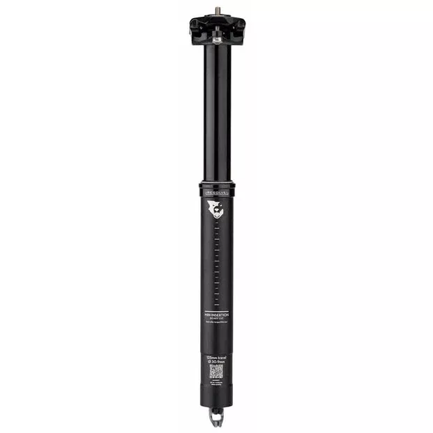 Wolf Tooth Resolve Dropper Seatpost - 30.9 242mm Travel Black Rev 2