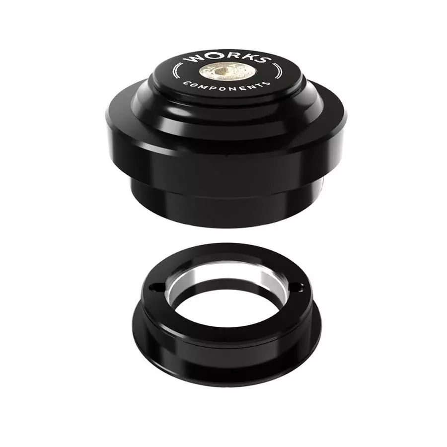 Works Components 1.0 EC44-ZS44 Angleset-1 1/8" Angle Headset 1.0°100-109mm EC44/28.6 | ZS44/30 ZS External threadless Complete Black