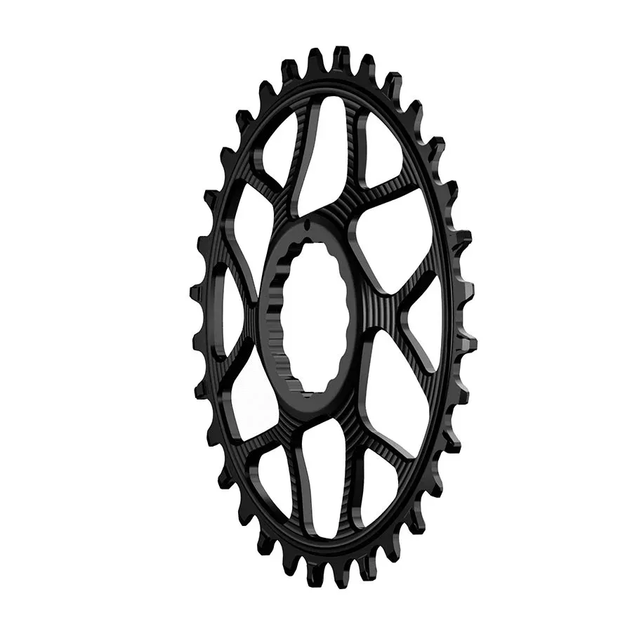 Works Components RF Cinch Chainring Teeth: 32 Speed: 11/12 BCD: Direct Mount Cinch Front 7075-T6 Aluminum Black