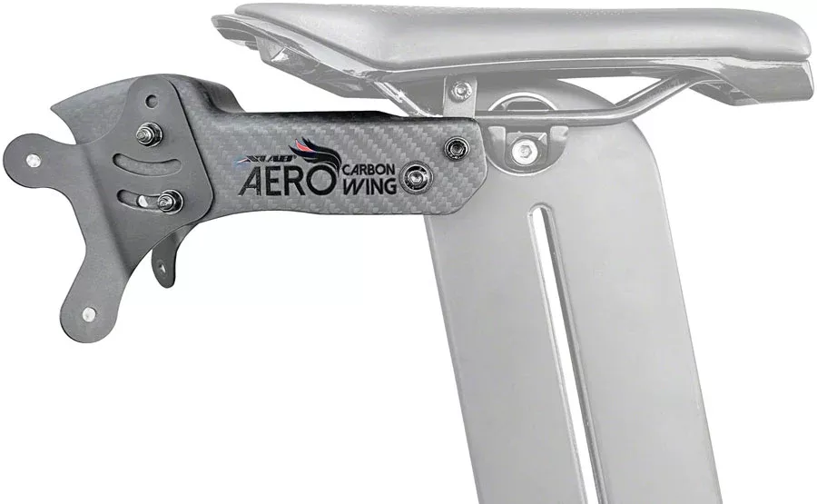 Xlab Aero Carbon Wing Behind Saddle Water Bottle Cage Mount - Carrier Only