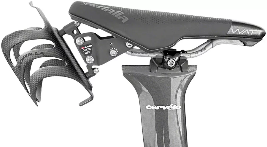 XLAB Delta 425 Saddle Mounted Water Bottle Carrier System - Matte Black