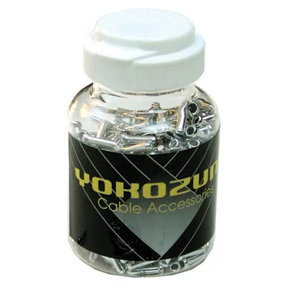 Yokozuna Cable End Crimps 1.6mm Silver 500/Bottle
