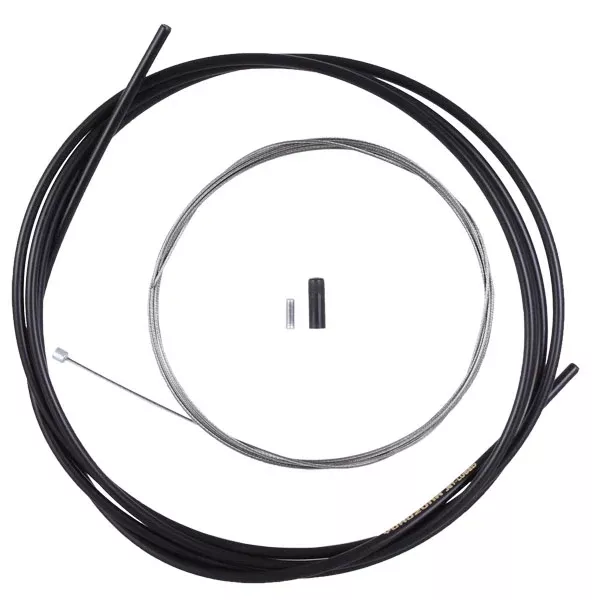Yokozuna Premium 1x Cable/Housing Kit 4mm/1.2mm - R Set Blk