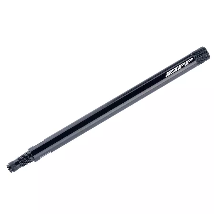 Zipp Tangente Aluminum Knurled Valve Extender - 98mm 1080 1 Piece Removable Presta Valve BLK