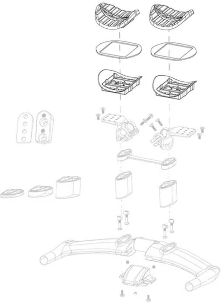 ZippVuka Aero C1 Armrest Kit